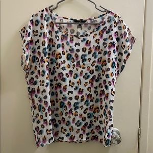 💜4/$30 - Multicolour leopard print top
